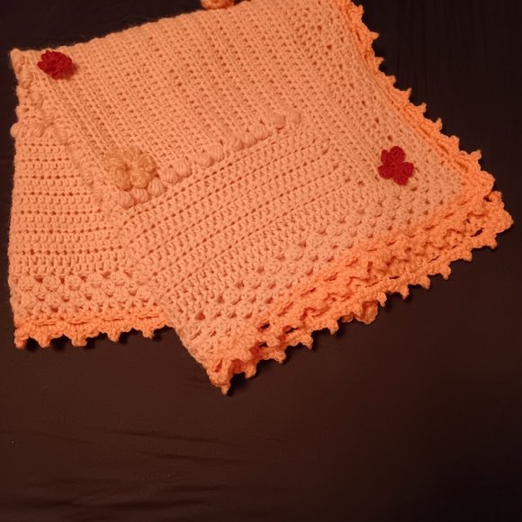 Blanket Handmade Crochet Baby Blanket Baby shower gift New born gift Present - Picture 7 of 7